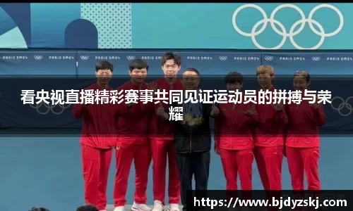 看央视直播精彩赛事共同见证运动员的拼搏与荣耀